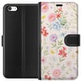 Miniatyrbillede 1 af 3: Apple iPhone 5 Tegnebogsetui Blomster