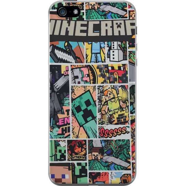 Apple iPhone 5 Gennemsigtig cover Minecraft Kunst