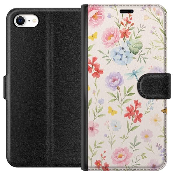 Apple iPhone 6 Tegnebogsetui Blomster