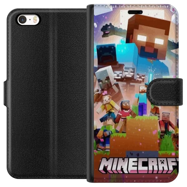 Apple iPhone 5s Lommeboketui Minecraft