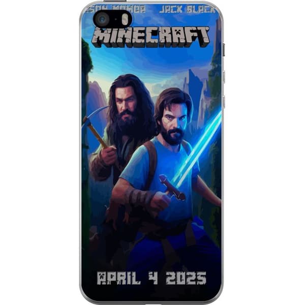 Apple iPhone 5s Gennemsigtig cover En Minecraft-film
