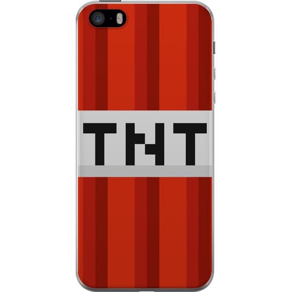 Apple iPhone 5s Gennemsigtig cover Minecraft TNT