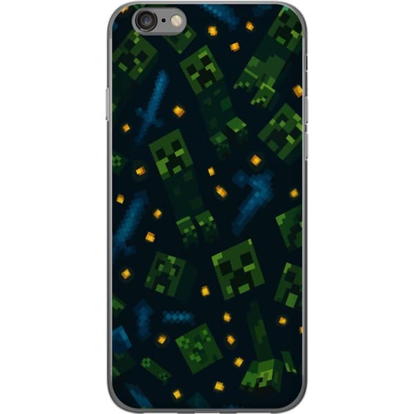 Apple iPhone 6 Gennemsigtig cover Minecraft Dungeons Mob