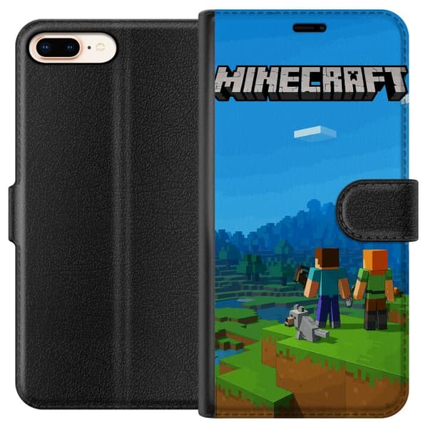 Apple iPhone 7 Plus Lompakkokotelo Minecraft Key Art