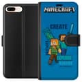 Miniatyrbilde 1 av 3: Apple iPhone 7 Plus Lommeboketui Minecraft Grotter