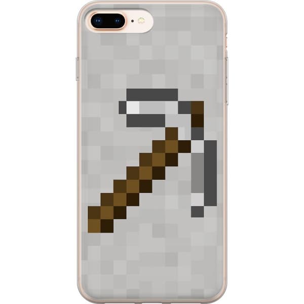 Apple iPhone 8 Plus Gennemsigtig cover Minecraft Værktøjer