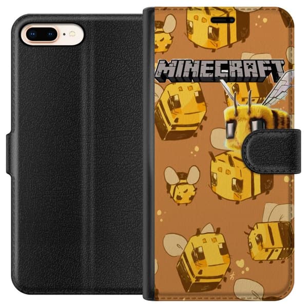 Apple iPhone 7 Plus Lompakkokotelo Minecraft Bi
