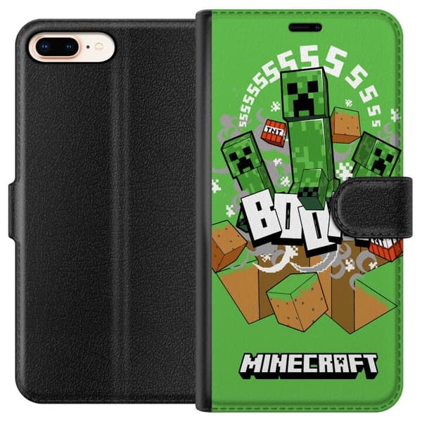 Apple iPhone 7 Plus Lommeboketui Minecraft Boom