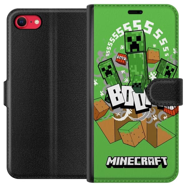 Apple iPhone 7 Lommeboketui Minecraft Boom