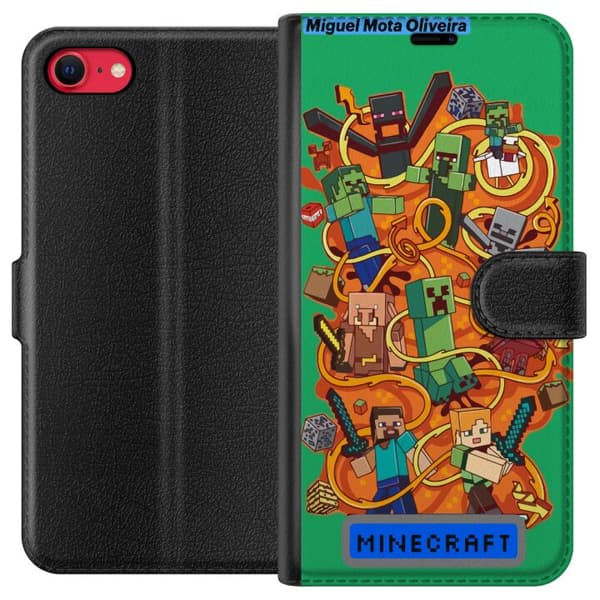 Apple iPhone 7 Plånboksfodral Minecraft