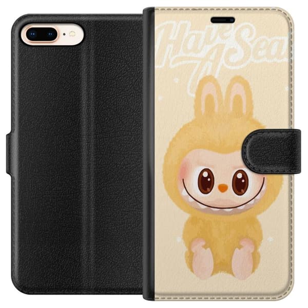 Apple iPhone 8 Plus Tegnebogsetui Pop mart labubu