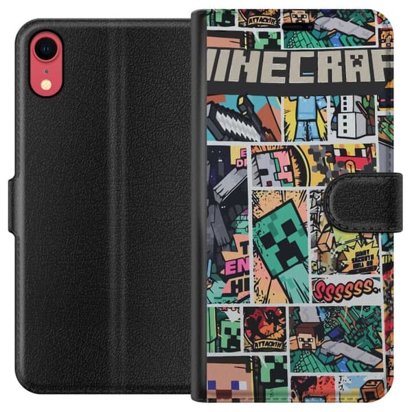 Apple iPhone XR Tegnebogsetui Minecraft Kunst