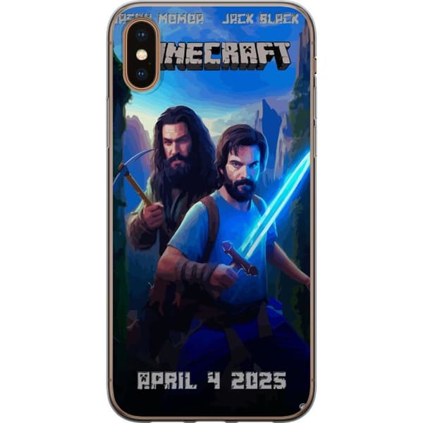 Apple iPhone XS Gennemsigtig cover En Minecraft-film