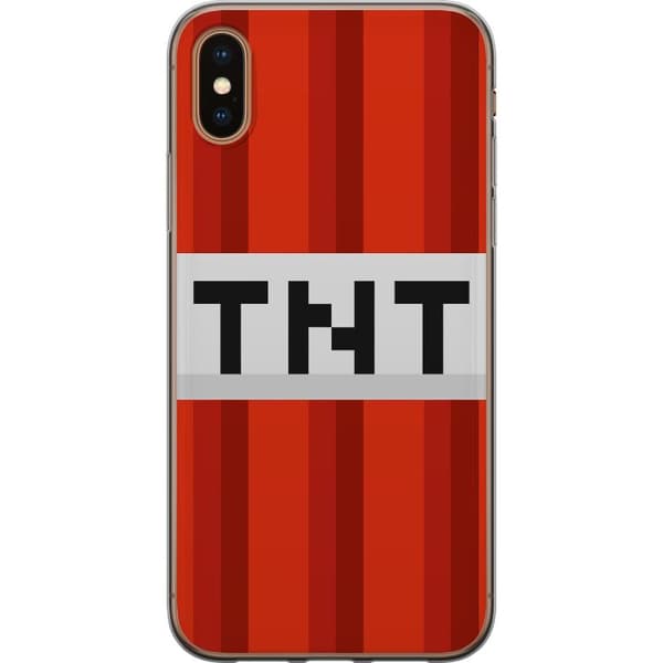 Apple iPhone XS Gjennomsiktig deksel Minecraft TNT