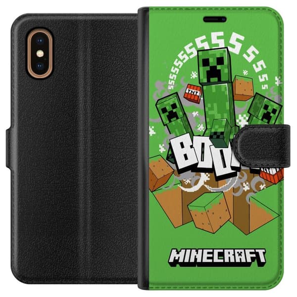 Apple iPhone XS Max Lommeboketui Minecraft Boom