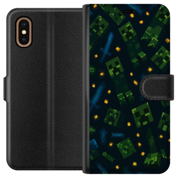Apple iPhone XS Max Tegnebogsetui Minecraft Dungeons Mob