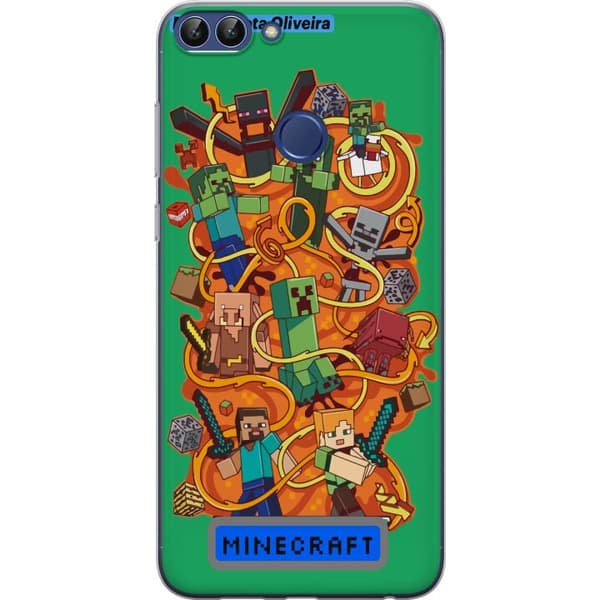 Huawei P smart Läpinäkyvä kuori Minecraft