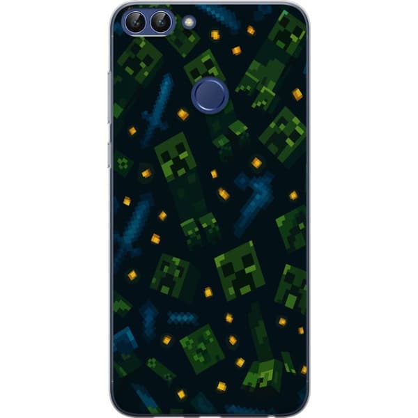 Huawei P smart Läpinäkyvä kuori Minecraft Dungeons Mob