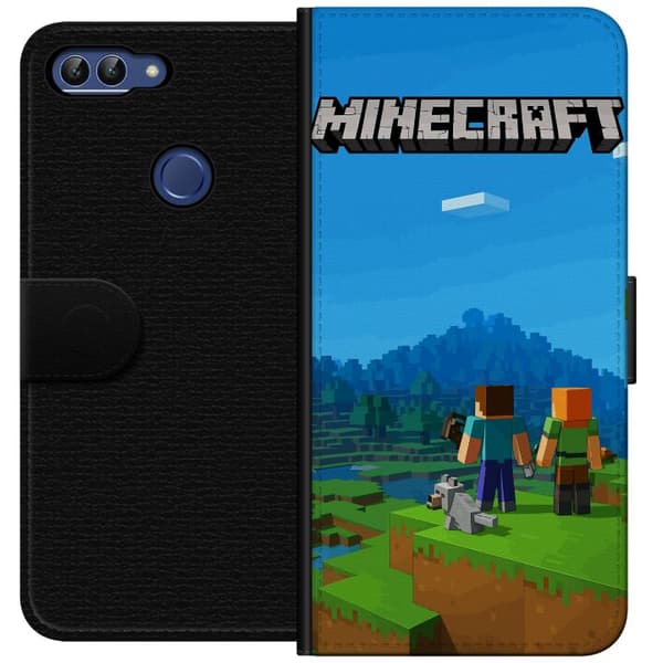 Huawei P smart Plånboksfodral Minecraft Key Art