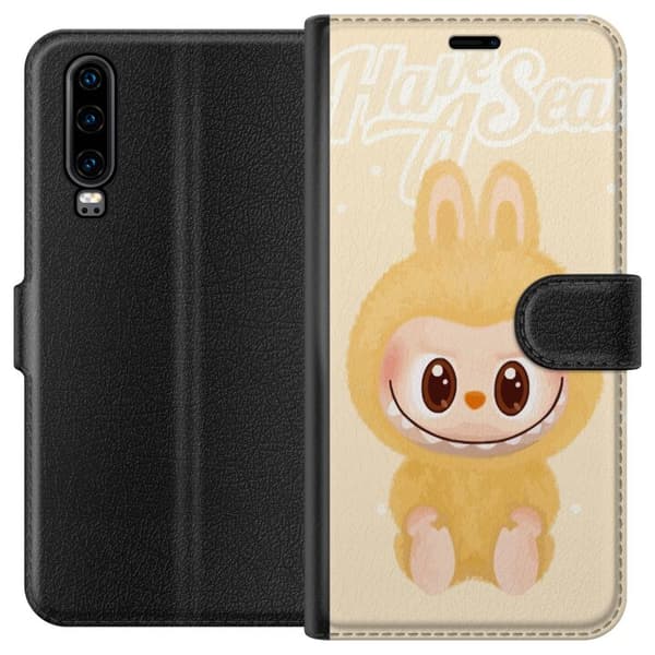 Huawei P30 Plånboksfodral Pop mart labubu