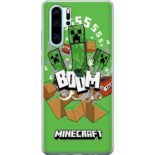 Huawei P30 Pro Gennemsigtig cover Minecraft Boom