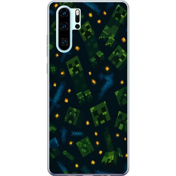 Huawei P30 Pro Gennemsigtig cover Minecraft Dungeons Mob