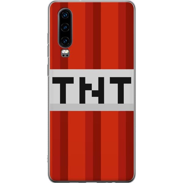 Huawei P30 Gjennomsiktig deksel Minecraft TNT