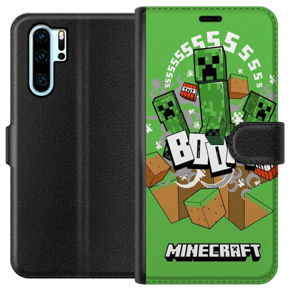 Huawei P30 Pro Lompakkokotelo Minecraft Boom
