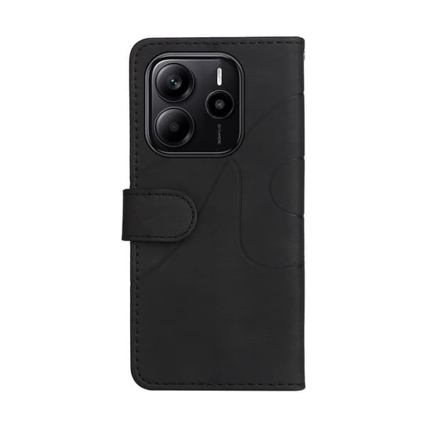 Til Xiaomi Redmi Note 14 4G KT-serie-1 dobbeltfarve tegnebog