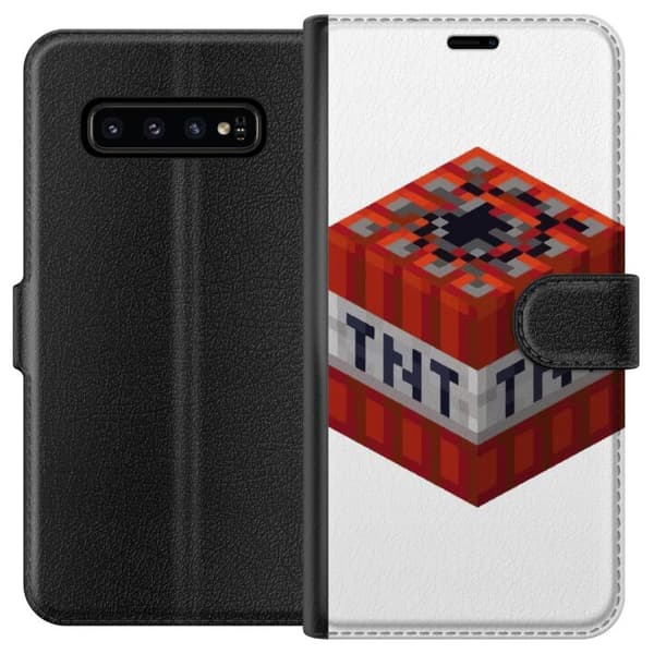 Samsung Galaxy S10 Lommeboketui Minecraft TNT