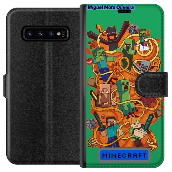 Samsung Galaxy S10 Lommeboketui Minecraft