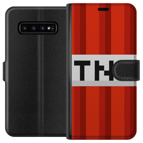 Samsung Galaxy S10 Lommeboketui Minecraft TNT
