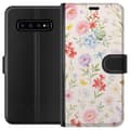 Miniatyrbilde 1 av 3: Samsung Galaxy S10 Lommeboketui Blomster