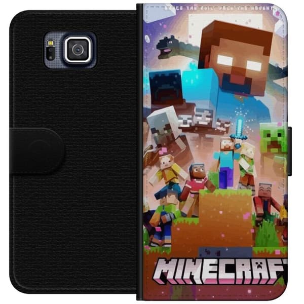 Samsung Galaxy Alpha Plånboksfodral Minecraft