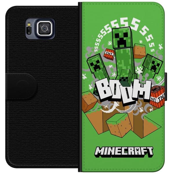 Samsung Galaxy Alpha Plånboksfodral Minecraft Boom