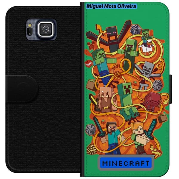 Samsung Galaxy Alpha Plånboksfodral Minecraft