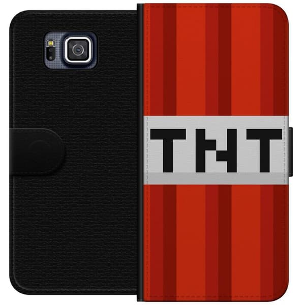 Samsung Galaxy Alpha Plånboksfodral Minecraft TNT
