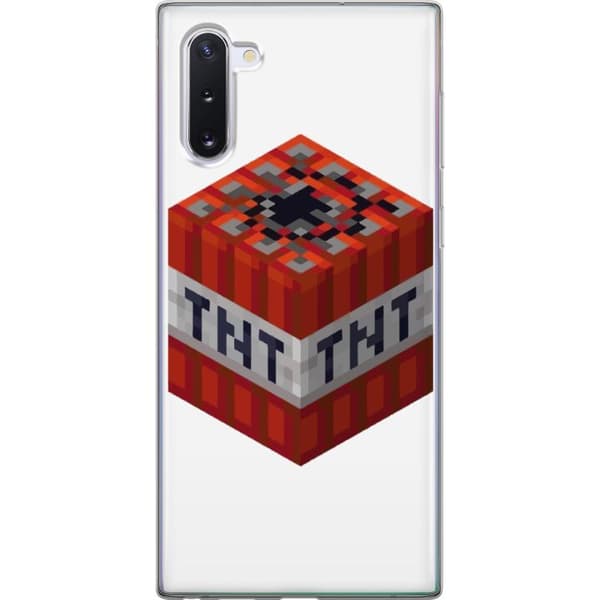 Samsung Galaxy Note10 Gennemsigtig cover Minecraft TNT