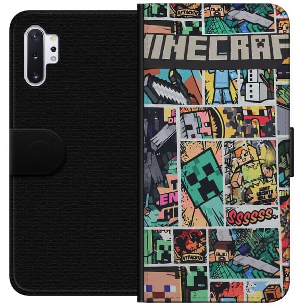 Samsung Galaxy Note10+ Tegnebogsetui Minecraft Kunst