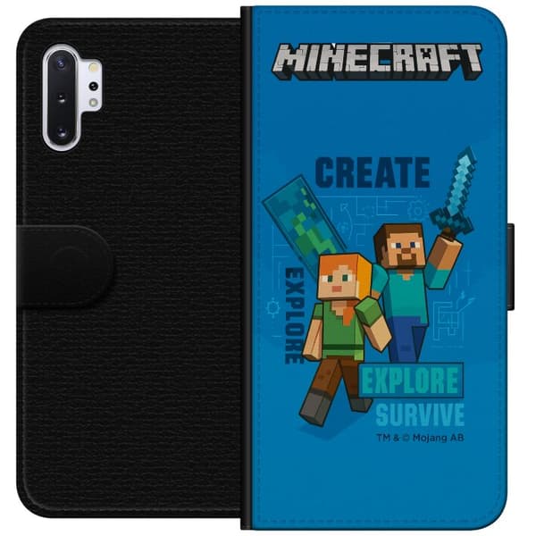 Samsung Galaxy Note10+ Plånboksfodral Minecraft Caves