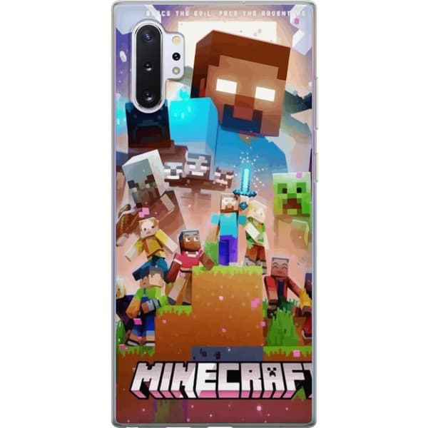 Samsung Galaxy Note10+ Läpinäkyvä kuori Minecraft