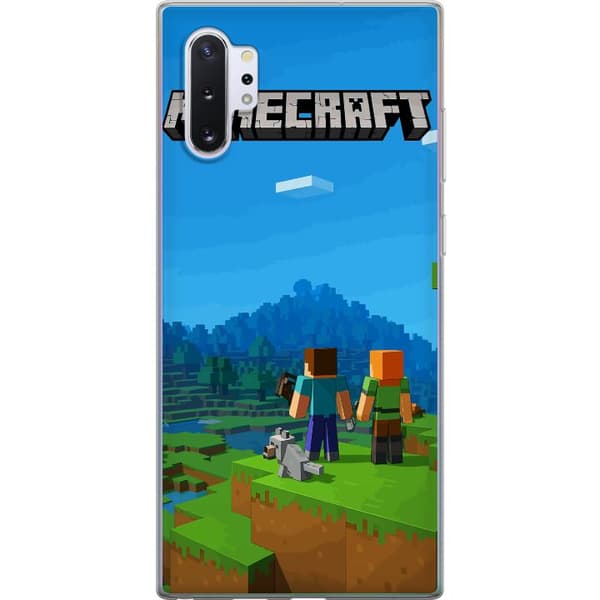 Samsung Galaxy Note10+ Gennemsigtig cover Minecraft Key Art