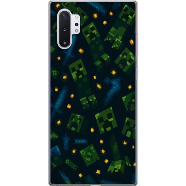 Samsung Galaxy Note10+ Gennemsigtig cover Minecraft Dungeons Mob