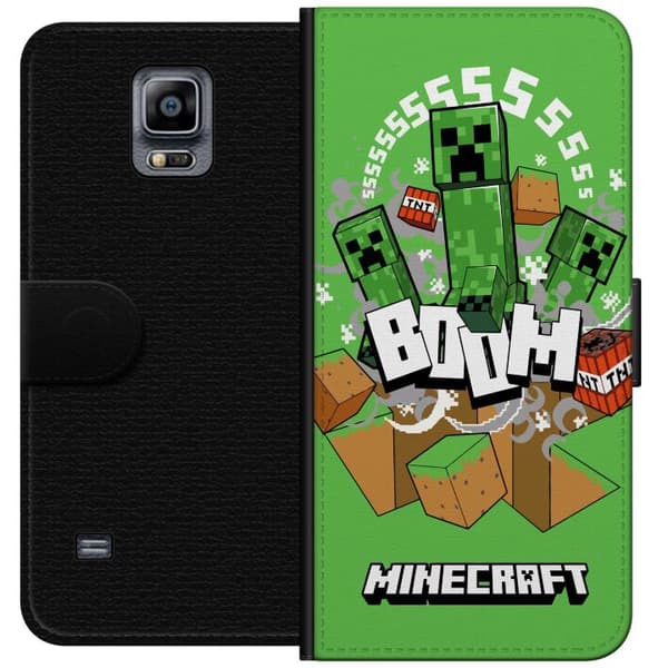 Samsung Galaxy Note 4 Lommeboketui Minecraft Boom