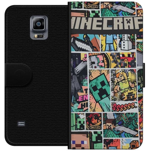 Samsung Galaxy Note 4 Lompakkokotelo Minecraft Taide