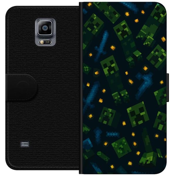 Samsung Galaxy Note 4 Lompakkokotelo Minecraft Dungeons Mob