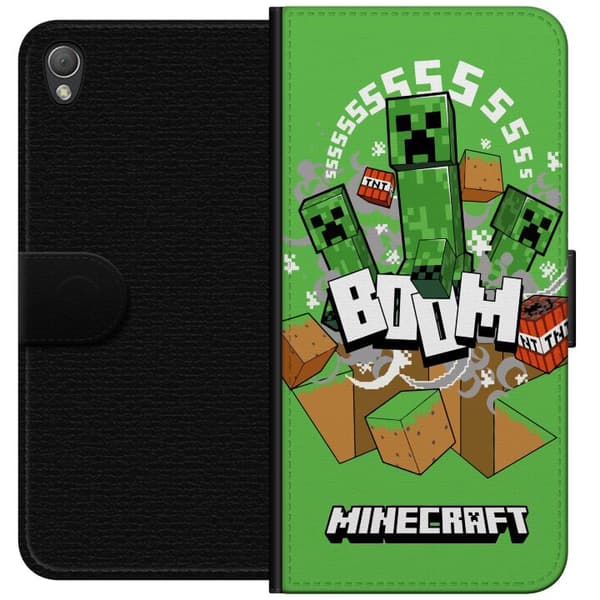 Sony Xperia Z3 Plånboksfodral Minecraft Boom