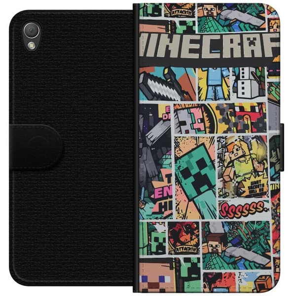 Sony Xperia Z3 Lommeboketui Minecraft Kunsthåndverk