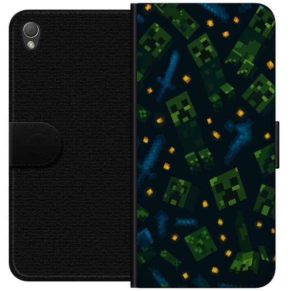 Sony Xperia Z3 Lompakkokotelo Minecraft Dungeons Mob