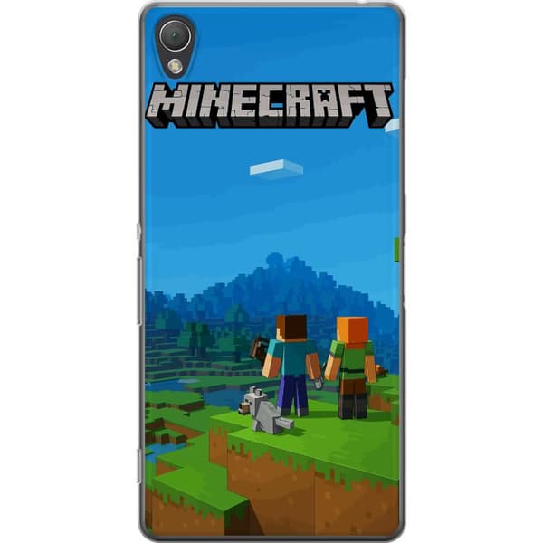 Sony Xperia Z3 Läpinäkyvä kuori Minecraft Key Art